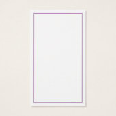 Crochet and Yarn Handmade Purple Business Card (裏面)