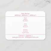 CROCHET - Business Card 名刺 (裏面)