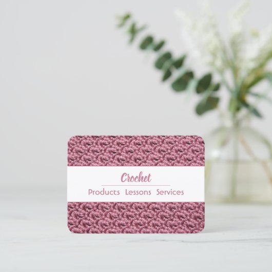 CROCHET - Business Card 名刺 (スタンド正面)