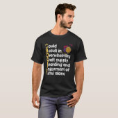 Crochet Crafts Hobbies, Patterns, and Yarn Addicti Tシャツ (正面フル)