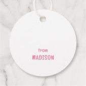 Crochet Crochetingご購入ありがとうございます フェイバータグ (裏面)