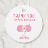 Crochet Crochetingご購入ありがとうございます フェイバータグ (正面)