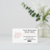 Crochet Custom Business Card 名刺 (スタンド正面)