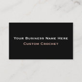 Crochet Custom Business Card 名刺 (裏面)
