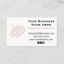 Crochet Custom Business Card 名刺