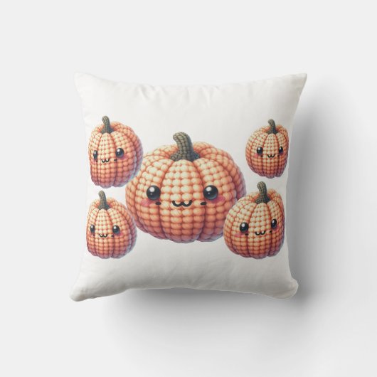 Crochet Cute Pumpkin クッション (裏面)