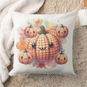 Crochet Cute Pumpkin クッション (ブランケット)