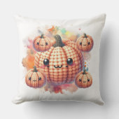Crochet Cute Pumpkin クッション (正面)