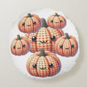 Crochet Cute Pumpkin ラウンドクッション (裏面)