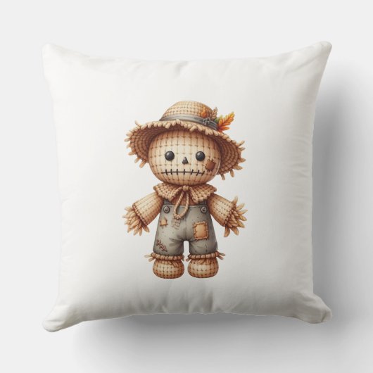 Crochet Cute Scarecrow クッション (裏面)