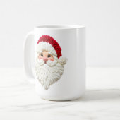 Crochet faux yarn Santa  コーヒーマグカップ (正面左)