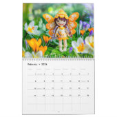 Crochet Flower Elves 2026 Calendar – Seasonal Magi カレンダー (2月 2026)