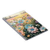 Crochet flowers ノートブック (右側)