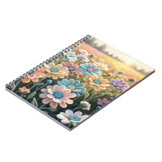 Crochet flowers ノートブック (左側)