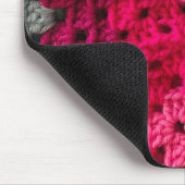 Crochet Granny Square Pattern マウスパッド (コーナー)