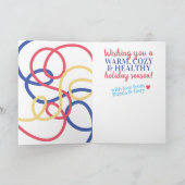 Crochet hook ball of yarn ornament Christmas シーズンカード (内部)