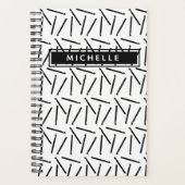 Crochet Hooks Makerノートプリント+名前/文字 プランナー手帳 (正面)