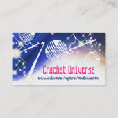 Crochet hooks yarn space universe craft show 名刺 (正面)