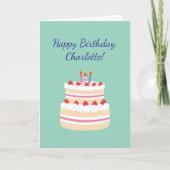 Crochet Knitting Crafty Mom Custom Happy Birthday  カード (正面)