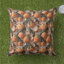 Crochet Oranges Citrus Fruit  アウトドアクッション