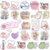 Crochet Sticker Assortment シール (正面)