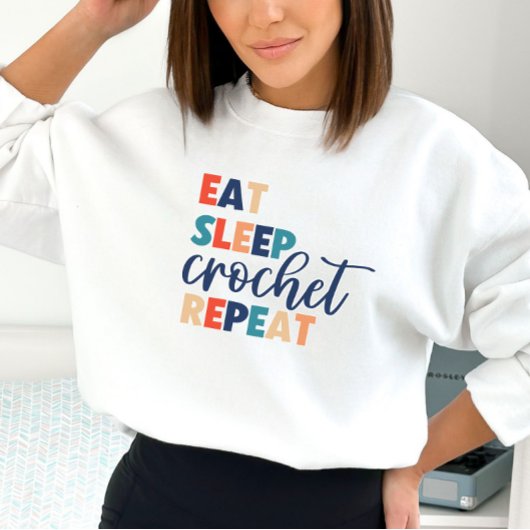 Crochet Sweatshirt Gift for Crocheer スウェットシャツ