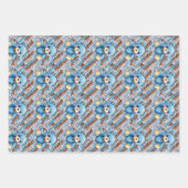 Crochet Teddy Bear Baby Shower ラッピングペーパーシート (正面)