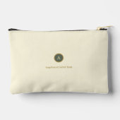 Crochet Tool Bag Crochet & Drink Tea, Custom Name アクセサリーポーチ (裏面)