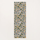 Crochet White Daisies Spring Wildflowers ヨガマット (裏面)