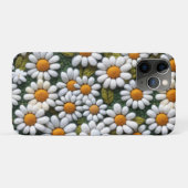Crochet White Daisies Spring Wildflowers Case-Mate iPhoneケース (裏面(横))