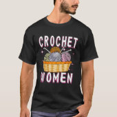 Crochet Woman Crochet Hook Wool Mesh Needle Croche Tシャツ (正面)