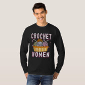 Crochet Woman Crochet Hook Wool Mesh Needle Croche Tシャツ (正面フル)