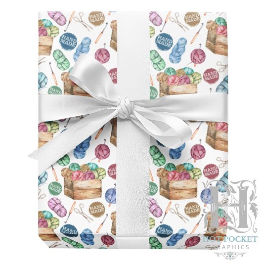 Crochet Wrapping Paper ラッピングペーパー