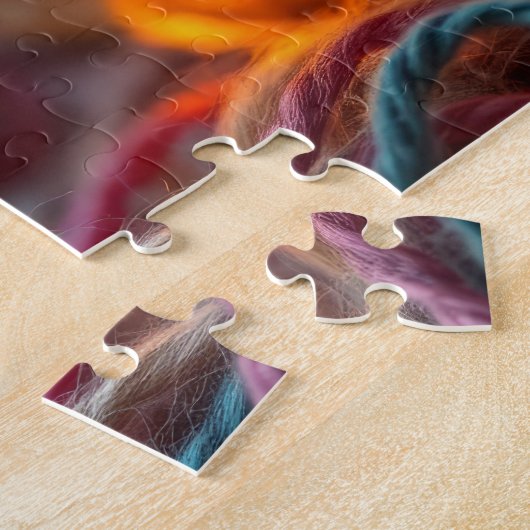 crocheted snail ジグソーパズル (側面)