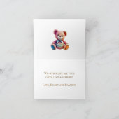 Crocheted Stuffed Animals Thank You サンキューカード (内部)