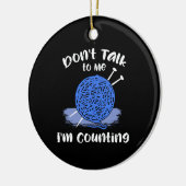 Crocheting セラミックオーナメント (左)