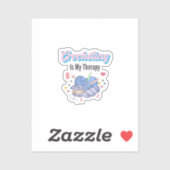 Crocheting Is My Therapy Yarn Art シール (シート)