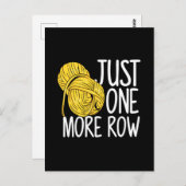 Crocheting Knitting ポストカード (正面/裏面)