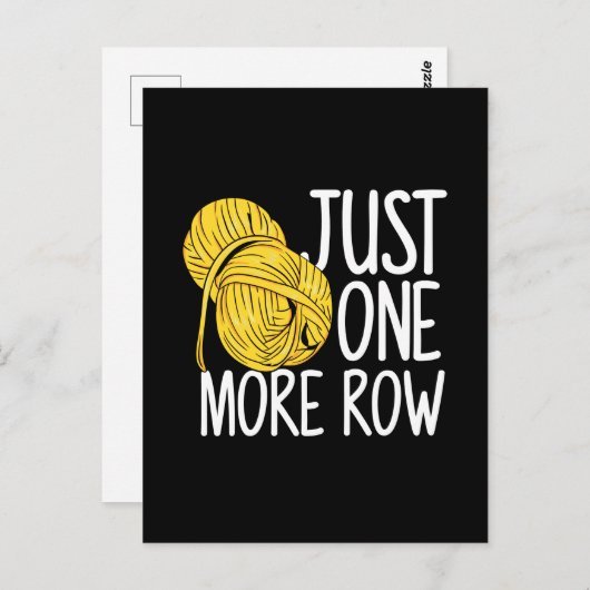 Crocheting Knitting ポストカード (正面/裏面)