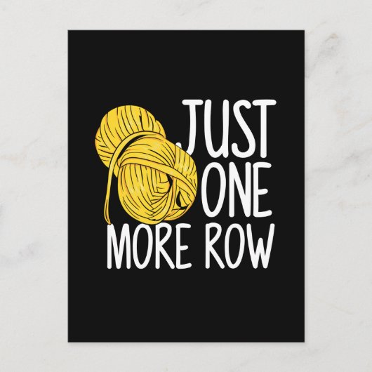 Crocheting Knitting ポストカード (正面)