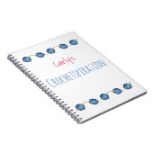 Crochetspiration -パーソナライズされたあなたの名前 ノートブック (右側)