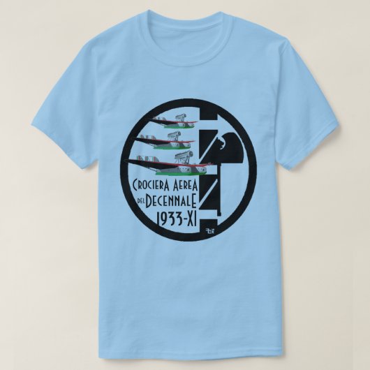 CROCIERA AEREA Tシャツ (デザイン正面)