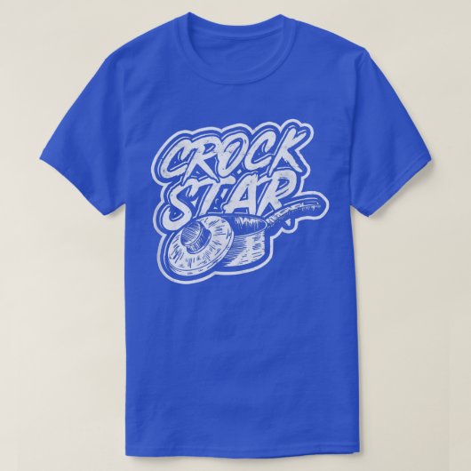 CROCK STAR Kitchen Food Cooking, Grilling and Bak Tシャツ (デザイン正面)