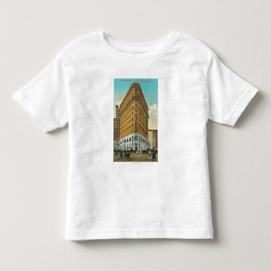 Crocker BldgおよびCrockerの国民の眺め トドラーTシャツ (正面)