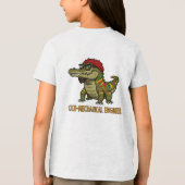 Croco-Engineer Sparksの革新 トライブレンドＴシャツ (裏面)