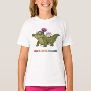 「Croco-Graphic Designer:アート・イン・スタイル Tシャツ
