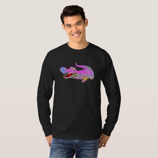 Crocodile Alligator Animal Tシャツ (正面フル)