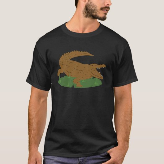crocodile alligator reptile animals  2 tシャツ (正面)