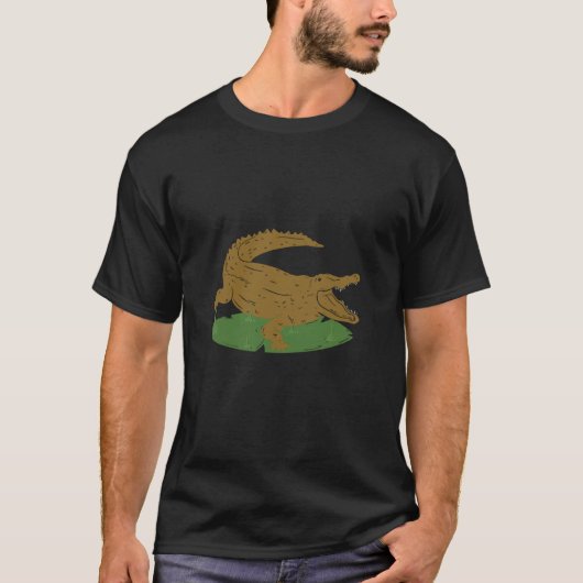 crocodile alligator reptile animals tシャツ (正面)