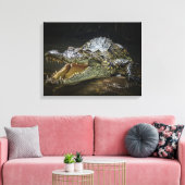 Crocodile Canvas Print  キャンバスプリント (インサイチュ (リビング))